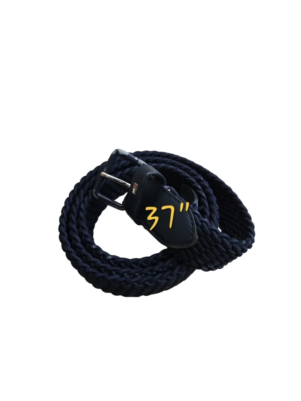 4/$15 Tommy Hilfiger Navy Braided Belt 37